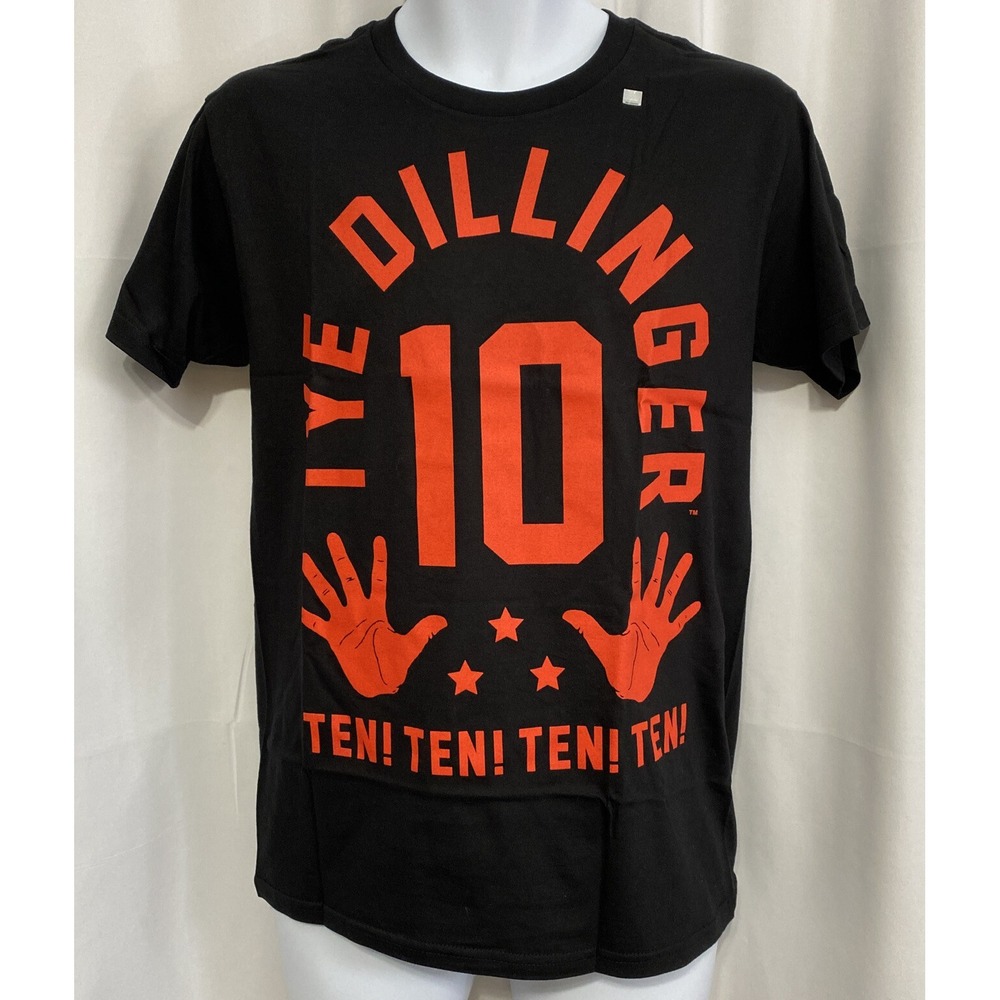 WWE Tye Dillinger Graphic T-Shirt Mens Small Black Excellent Perfect‎ 10 Tee